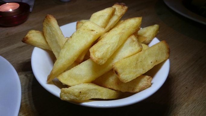 The Greyhound Pub triple cooked chips