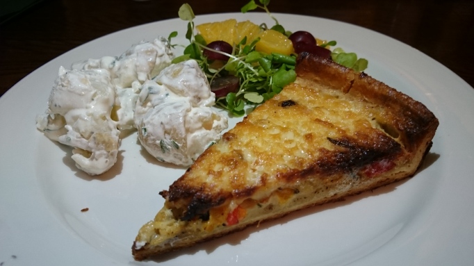 the Refectory Godalming blue cheese quiche